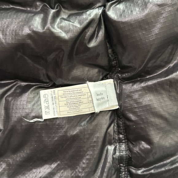 J. Crew Shiny Puffer Down Vest Alhambra black XS - Picture 5 of 6